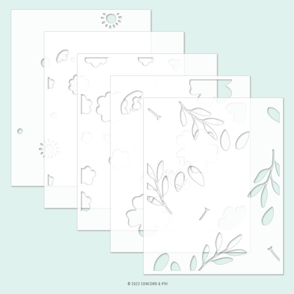 Pack de pochoirs Sweet Bee 4,75 x 6