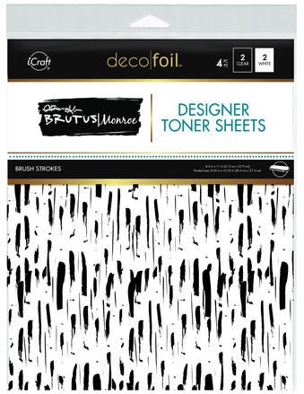 Feuilles de toner Designer - Coups de pinceau