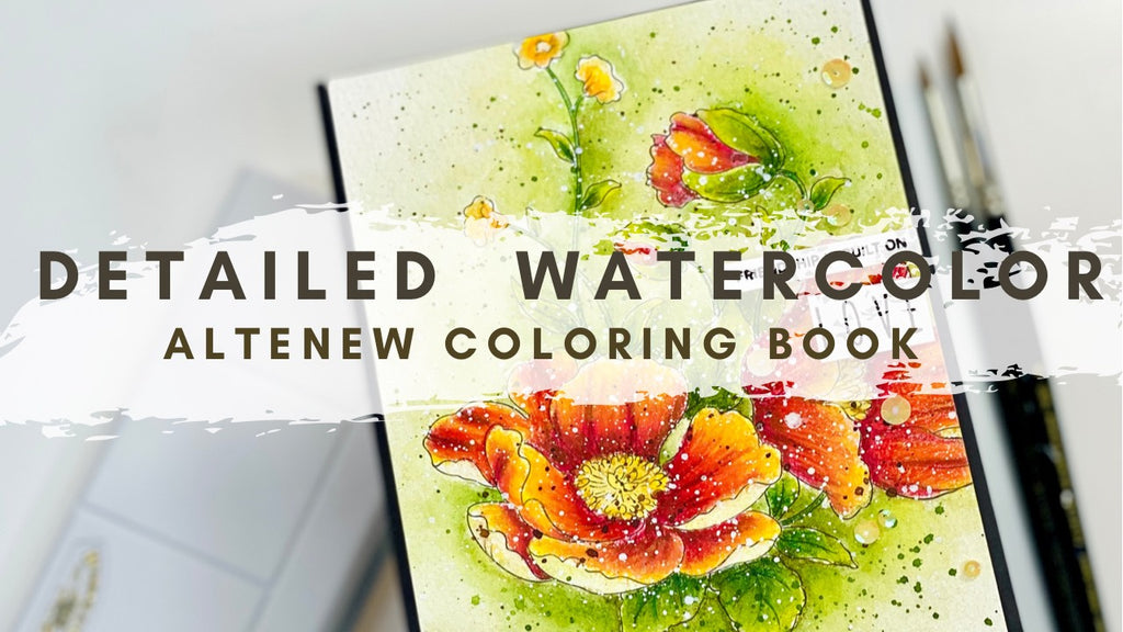 Detailed Watercolor with the Altenew Watercolor Book