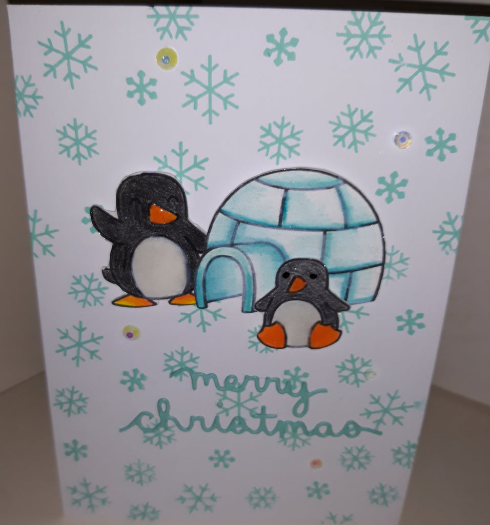 Critters in the Snow et Word Boarder meurent de Lawn Fawn.
