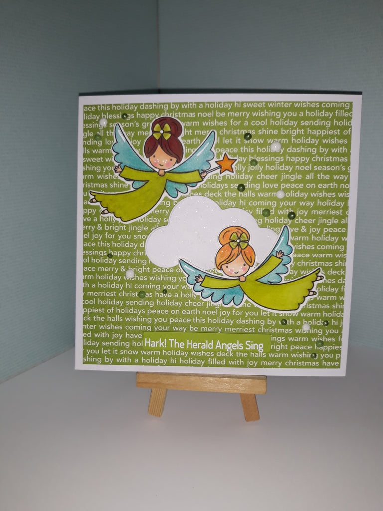 Quick card using MFT Little Angels.......Jo Summers