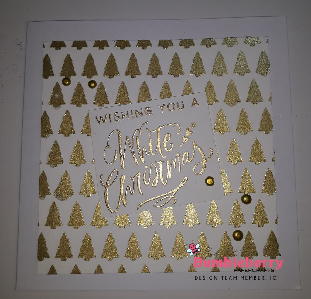 Tis The SEASON TO SPARKLE Stamps with three different ways to use a stencil......