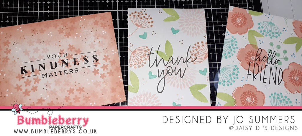 Creating Beautiful One Layered Cards with the Latest Release from Concord & 9th ,Buds and Blossoms Stamps and New Ink Colour Palette.