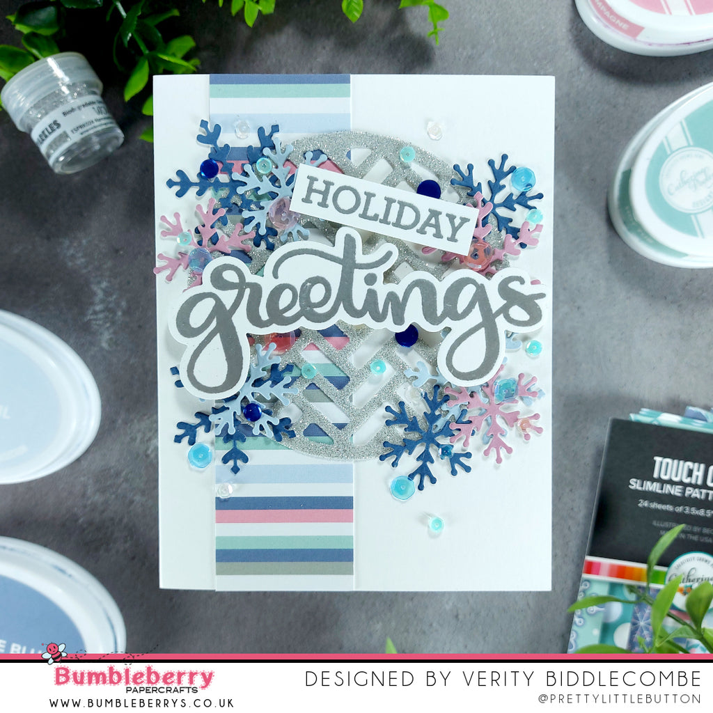 Take inspiration from pattern paper - Touch of Frost paper | Catherine Pooler Designs
