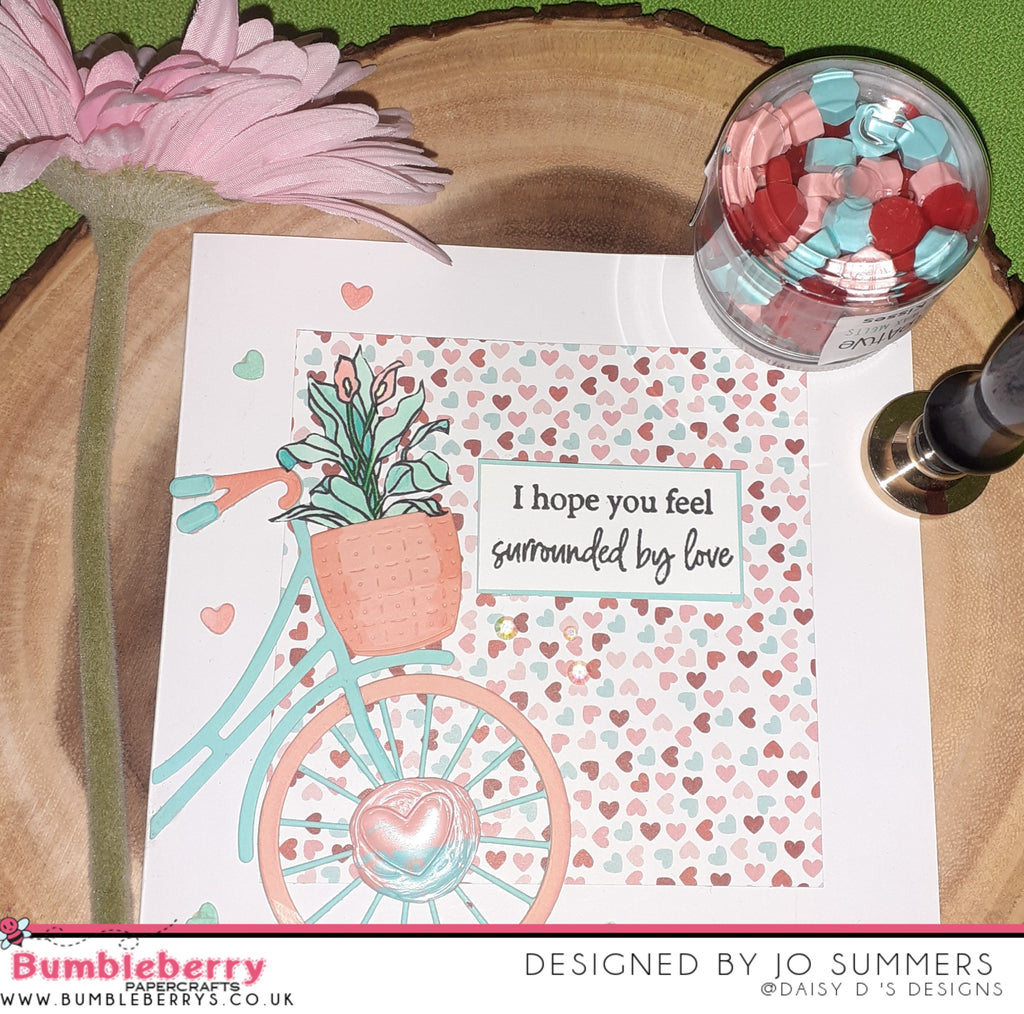 Another Design Using Beautiful Wax Stamps, From The Latest Release From Honey Bee Stamps