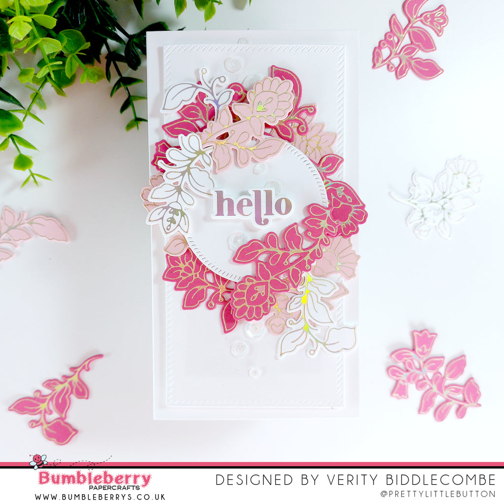 Des touches de couleur - PinkFresh Studio Folk Garden 2 