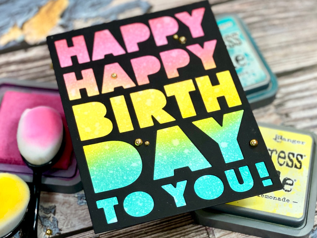 Quick Birthday Cards with Distress Oxides