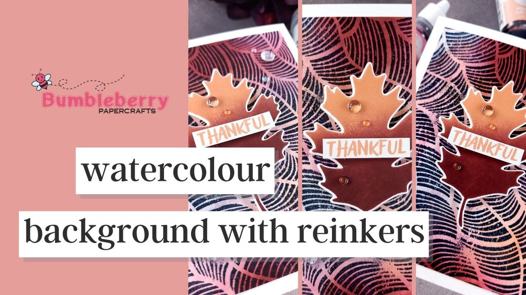 Fond aquarelle avec reinkers ! 