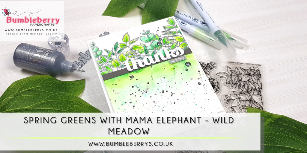 Légumes printaniers avec Mama Elephant - Wild Meadow 