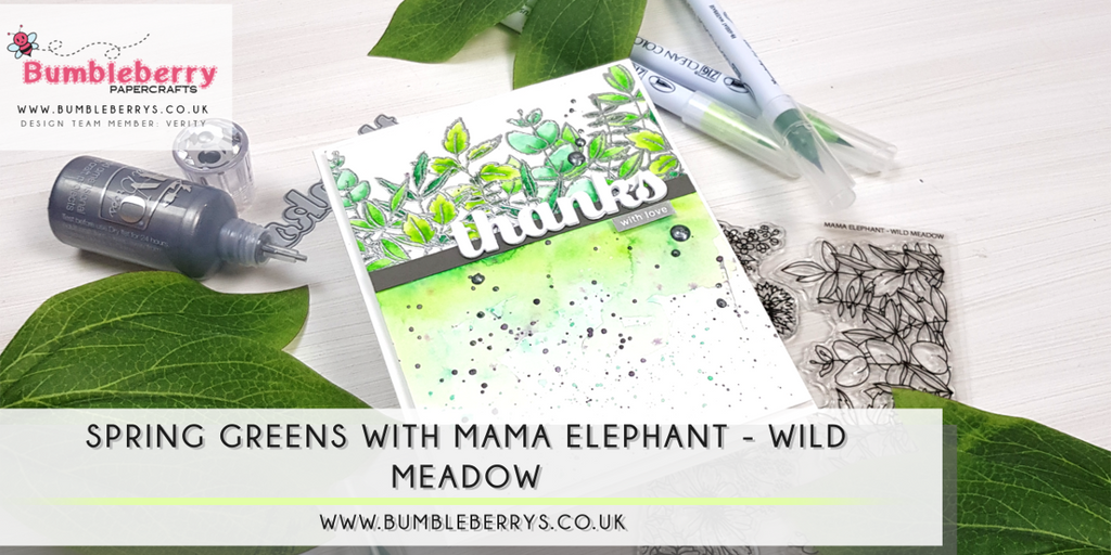 Spring greens with Mama Elephant - Wild Meadow