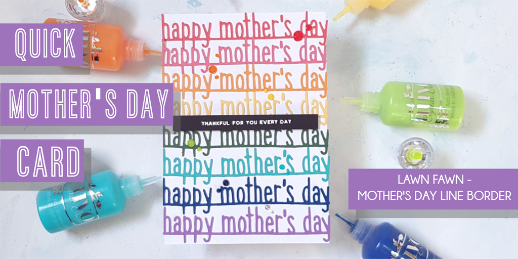 Quick Mother's Day Rainbow Card
