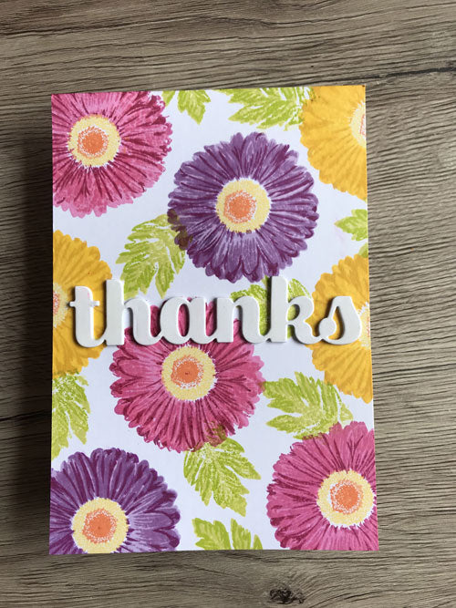 Merci floral d'été