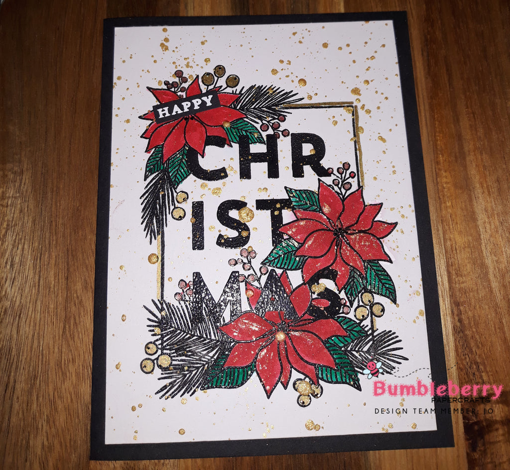 Christmas Card Number Three, Bold and Beautiful Using Concord & 9th (Quick and Easy)