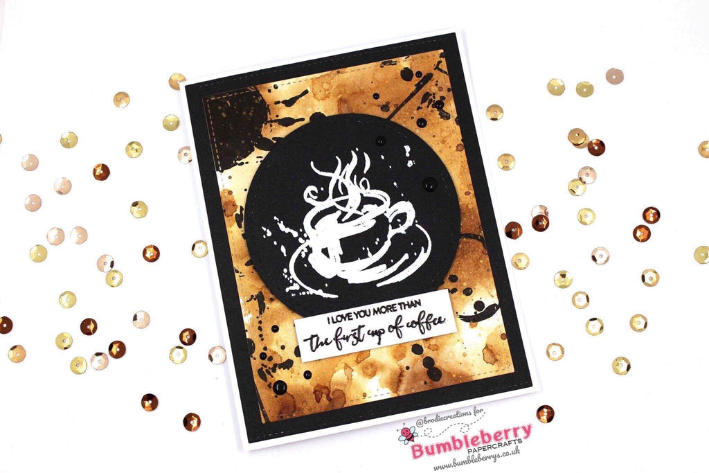 Coffee With A Splash Of Love! Using Altenew's "Coffee With A Splash" Stamp Set!