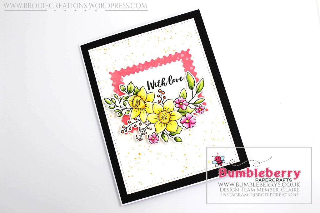 Just Because Card Using Altenew "Paint-A-Flower: Daffodil" Stamp Set!