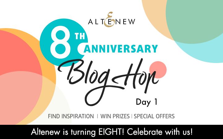 Altenew 8th Anniversary Blog Hop Day 1 + Giveaway (plus de 1 900 $ de prix au total) 