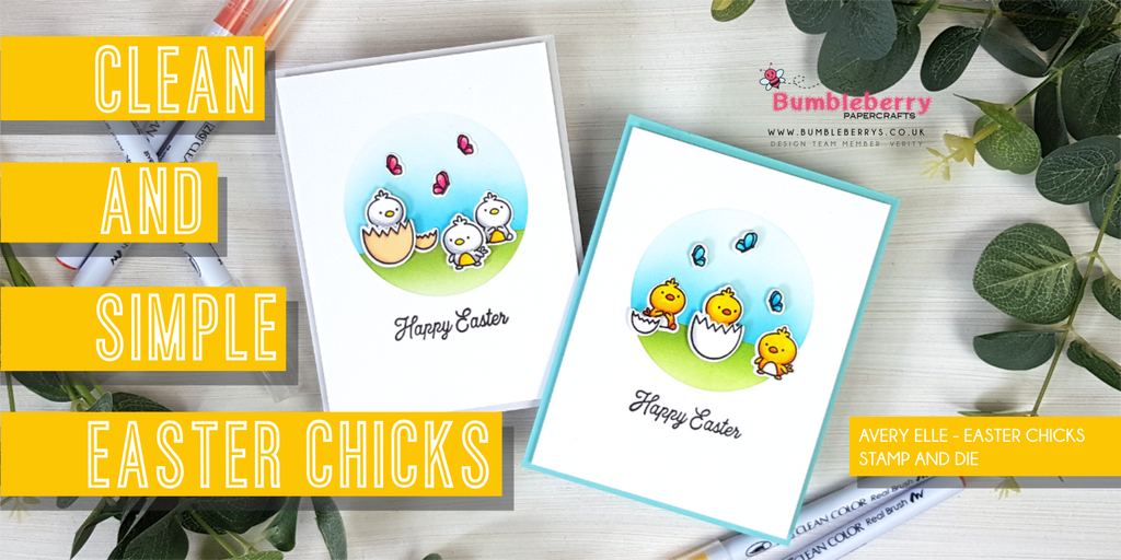 Clean and Simple Easter Chicks