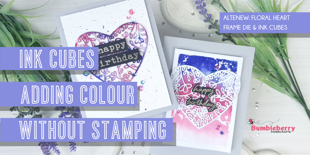 Ink cubes: Adding colour without stamping