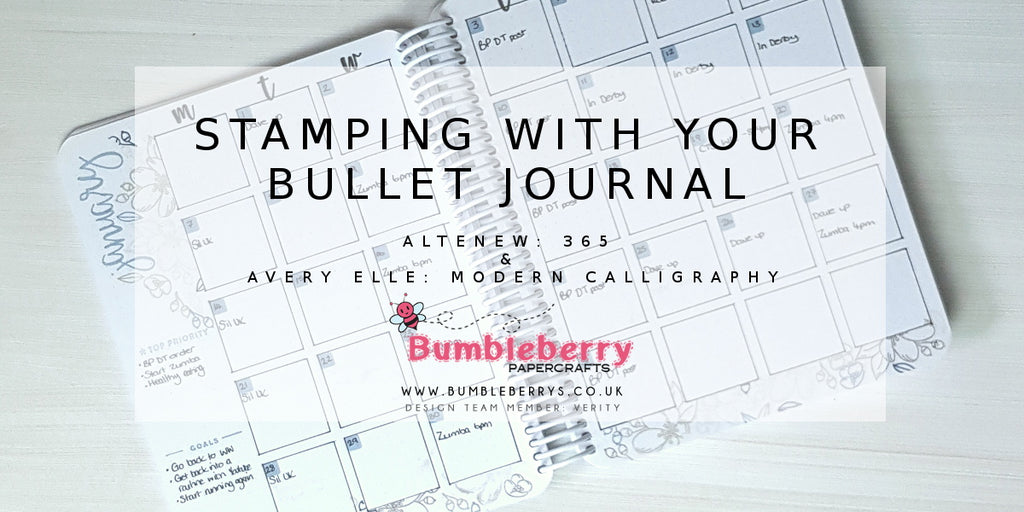 Tamponner avec votre Bullet Journal 