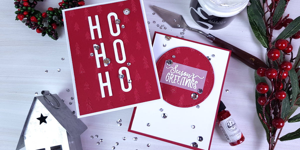 Clean and simple festive cards