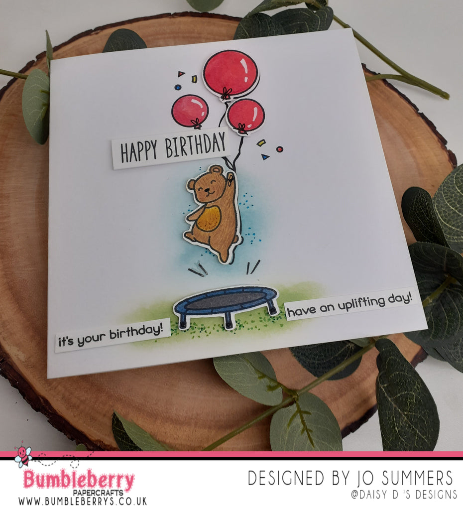 Adding Dimension To A  Card Makes It Stand Out. Using Really High Five Stamps  From Lawn Fawn