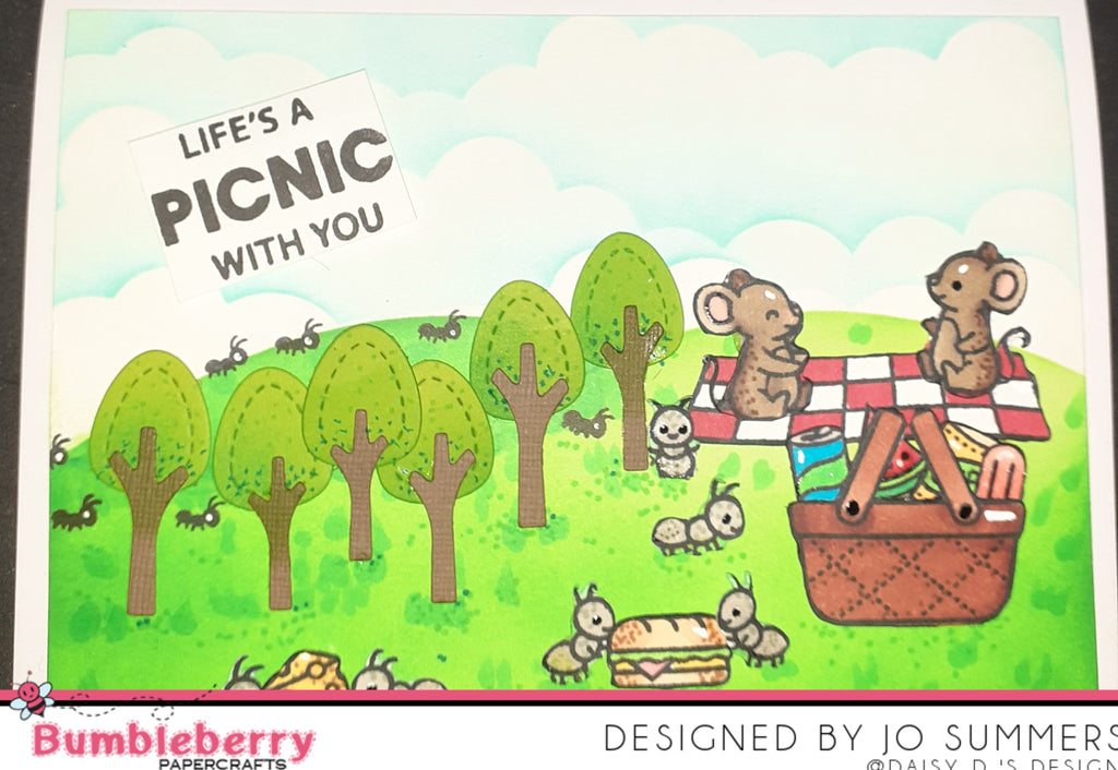 Life's A Picnic With You! Sticking With Mix and Match Theme (Lawn Fawn)