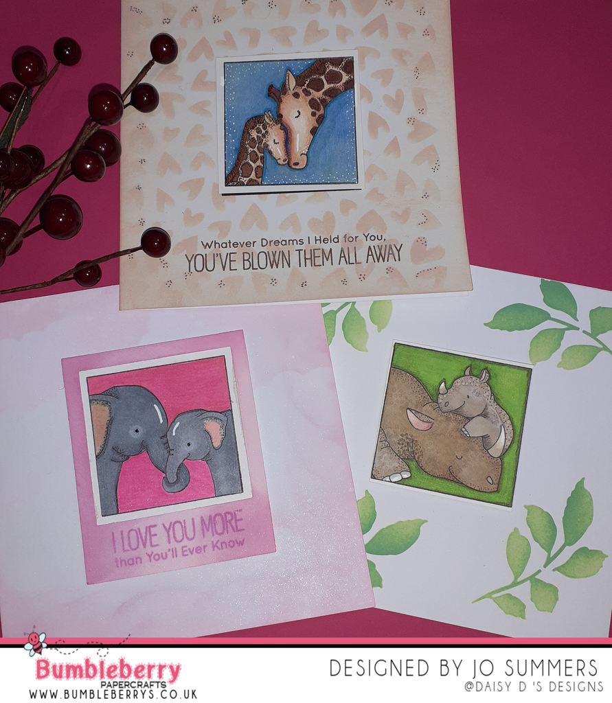 New Baby Cards Using The Incredibly  Cute ,I'll Love You For Ever Stamps by MFT.