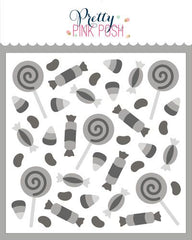 Layered Candy Treats Stencil (4 Lyr)