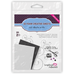 3D Foam Creative Sheets - Black/White