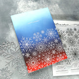 Snowflake Season Easy Repeat Background Stamp (6 x 6)