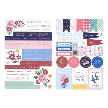 Bayfair Cardstock Sticker Pack from Rosie's Studio