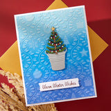 Country Christmas Banner & Sentiments Press Plate & Die Set from the Country Christmas Collection by Annie Williams