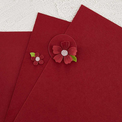Crimson Color Essentials Cardstock 8.5" x 11" - 10 Pack