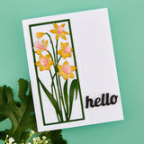 Daffodil Frame Etched Dies from the Photosynthesis Collection by Simon Hurley