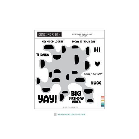 Contempo Turnabout™ Stamp Set (6 x 6)