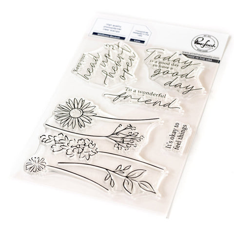 Timbre Bouquet de fleurs sauvages