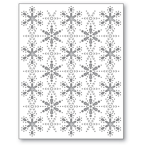 Scandinavian Snowflake Plate