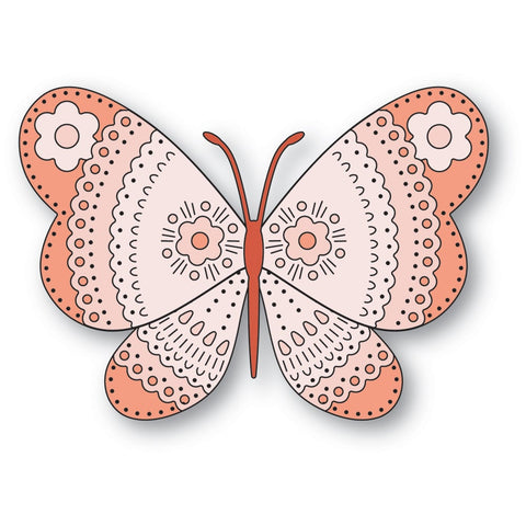 Nordic Floral Butterfly