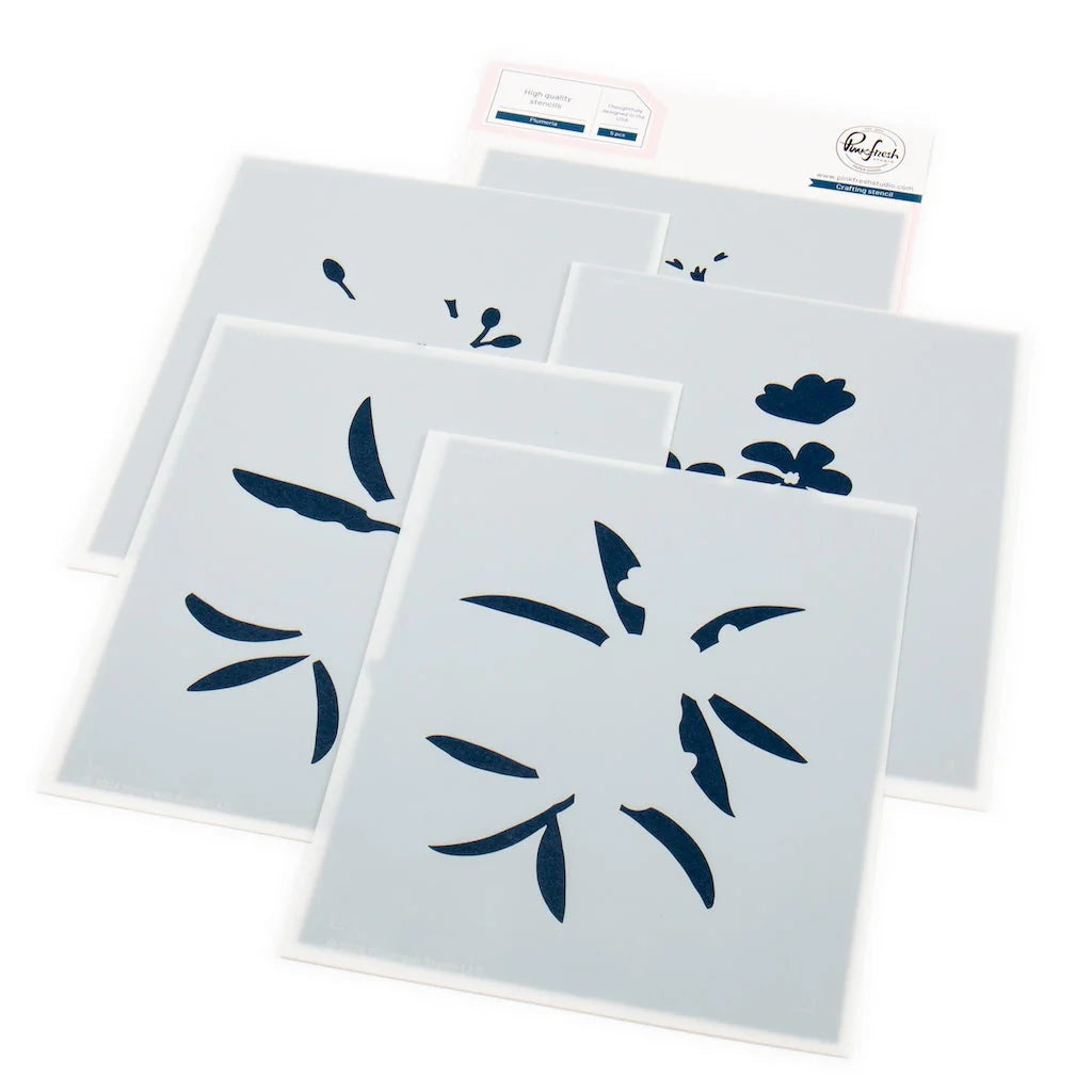 Plumeria Stencil