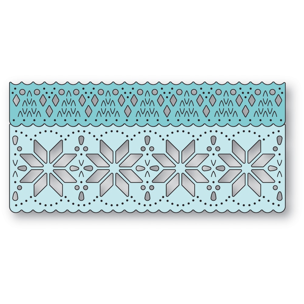 Nordic Snowflake Border Set
