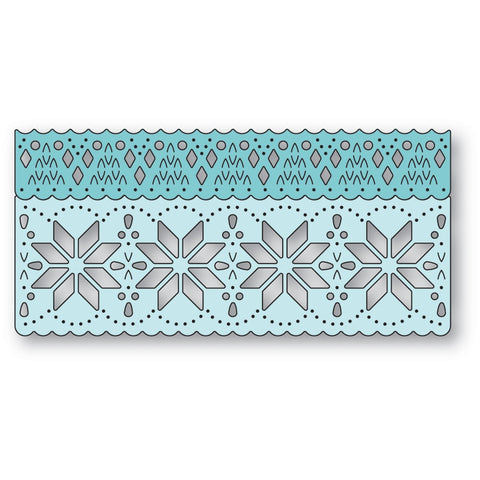 Nordic Snowflake Border Set