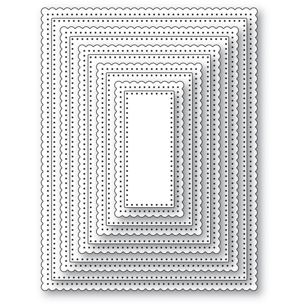 Scalloped Pinpoint Frames
