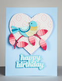 Fringed Heart Frames