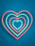 Fringed Heart Frames