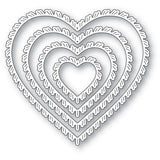 Fringed Heart Frames