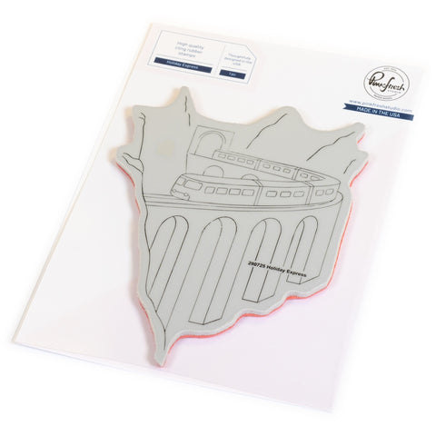 Holiday Express cling stamp
