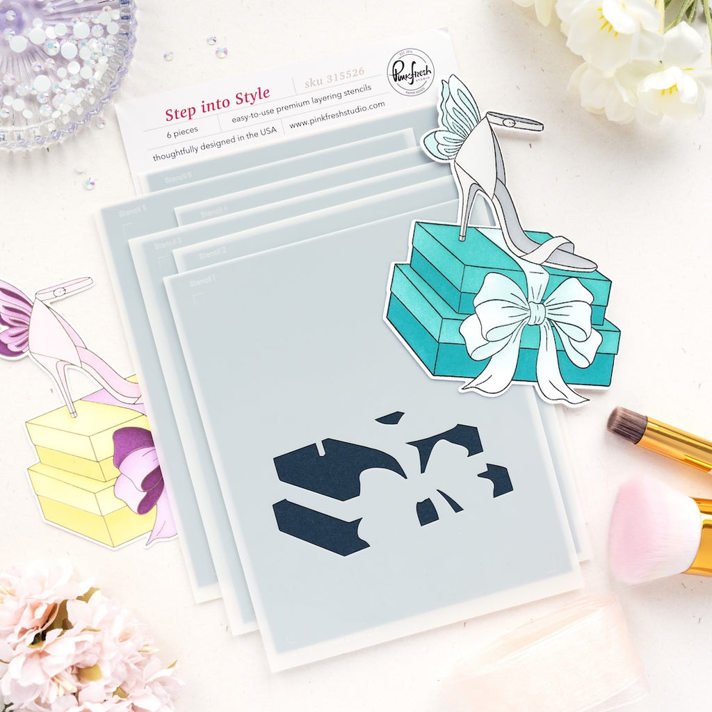 Step into Style Stencil