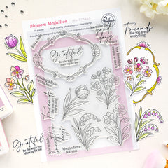 Blossom Medallion Stamp