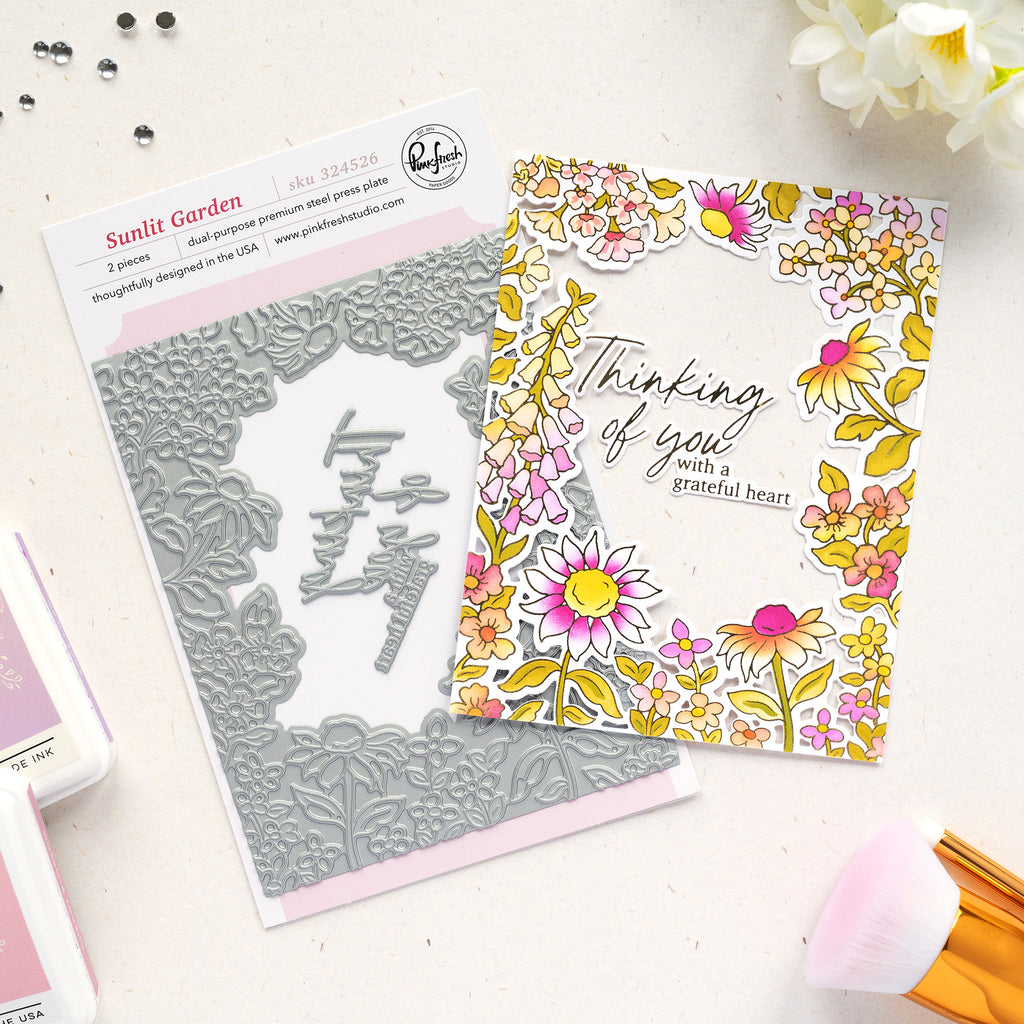 Sunlit Garden Press Plate