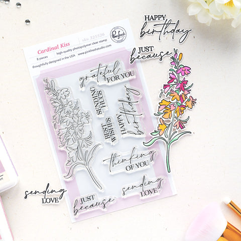 Cardinal Kiss Stamp